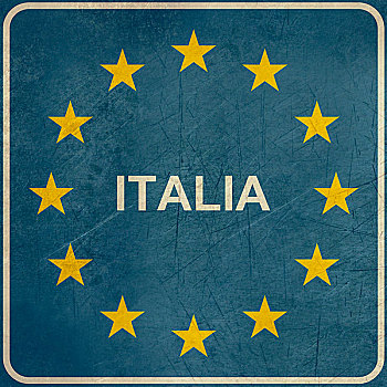 低劣,欧洲,意大利,标识