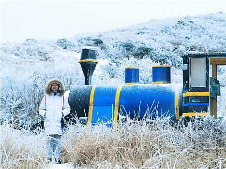 八闽第一峰-建宁金铙山雪景