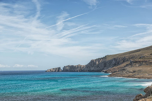 风景,海洋,湾,马略卡岛