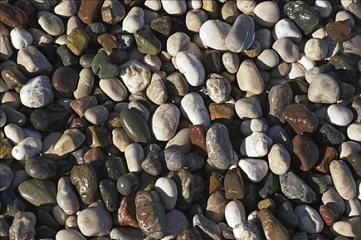 小,鹅卵石,石头,海滩