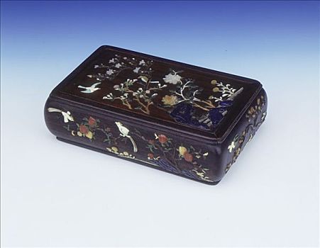 盒子,珍珠母,困难,石头,20世纪,艺术家,未知