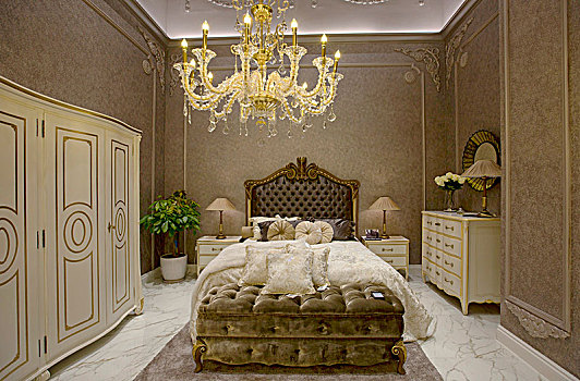 美式设计卧室