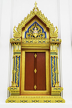 泰国寺庙窗户图片