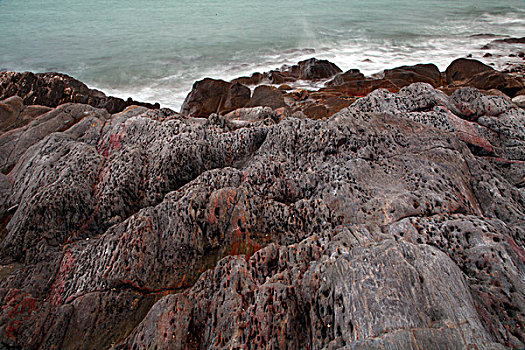 北海,银滩,礁石,沙滩,浴场,游客,海水,海浪,风光,自然,冠头岭,砥柱