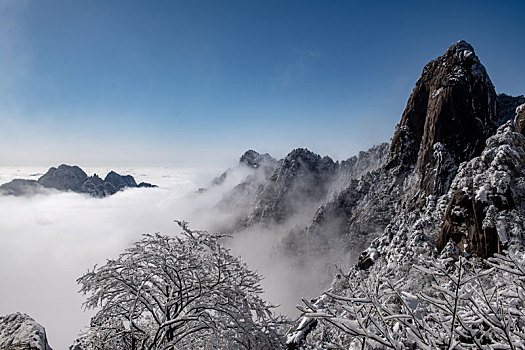 安徽黄山自然风光