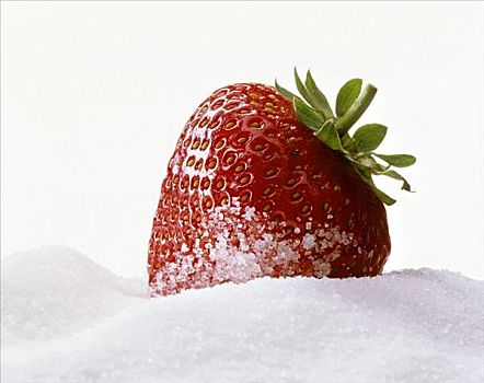草莓,糖