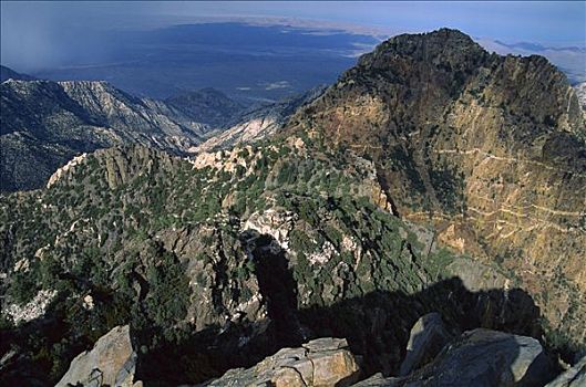 山峦,佩特罗,国家公园,北下加利福尼亚州,墨西哥