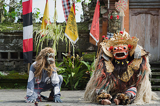 舞蹈表演,巴厘岛,印度尼西亚,亚洲