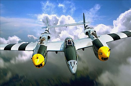 洛克希德,p-38,闪电,第二次世界大战,美洲,战机