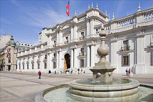 新古典,政府,宫殿,智利圣地牙哥,智利,南美