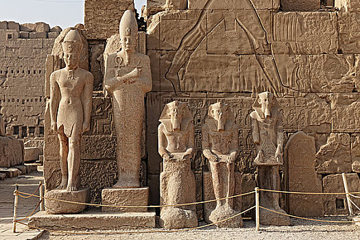 雕塑,卡尔纳克神庙,埃及,非洲