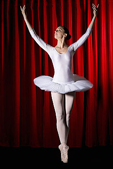 芭蕾舞者,姿势,舞台