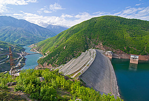 水库,阿尔巴尼亚,欧洲