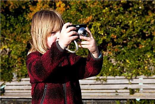 孩子,摄影师,摄影,照相