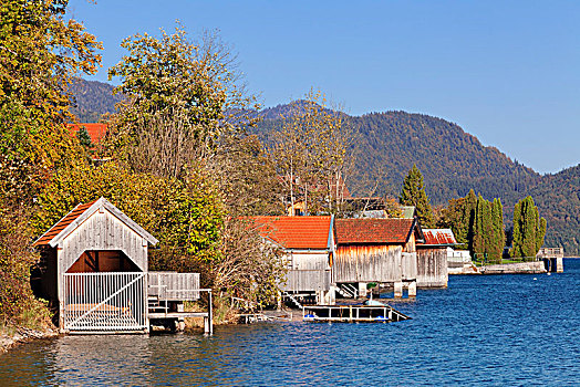 船库,瓦尔幸湖,上巴伐利亚,巴伐利亚,德国