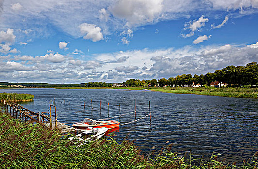 湖,东南部,生物保护区,波罗的海,梅克伦堡前波莫瑞州,德国,欧洲