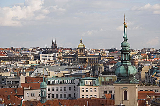 屋顶,布拉格,捷克共和国