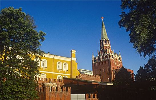 门楼,克里姆林宫,莫斯科,俄罗斯