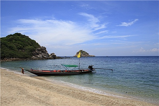 传统,泰国,船