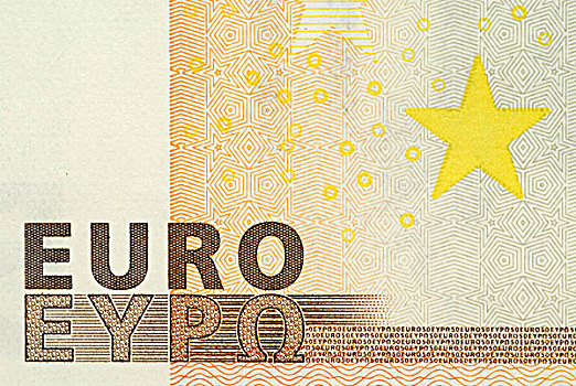 50欧元,钞票,特写