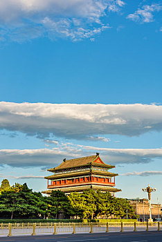 北京正阳门城楼古建筑