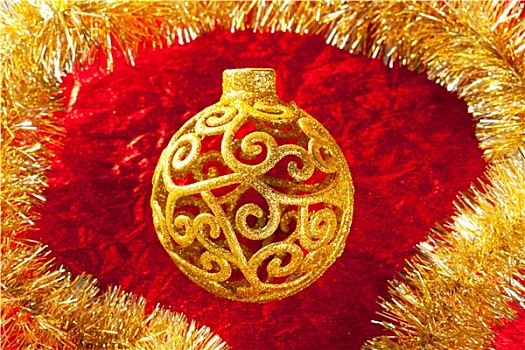圣诞贺卡,金色,小玩意,闪亮装饰物