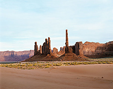 美国,亚利桑那,沙岩构造,纪念碑谷,大幅,尺寸