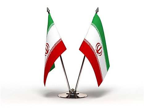微型,旗帜,伊朗