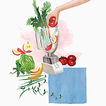廚房,鉗子,蔬菜
