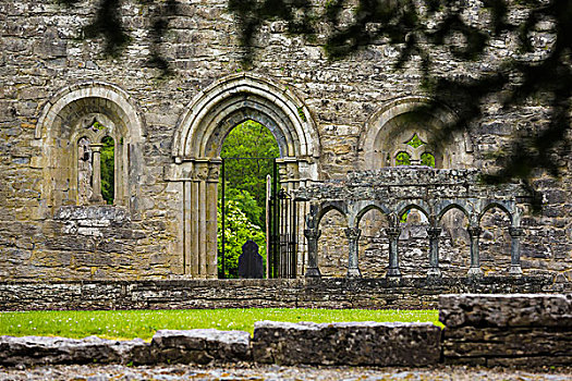 拱形,入口,遗址,教堂,梅奥县,爱尔兰