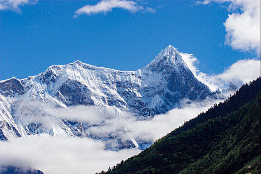 中国最美的山峰-南迦巴瓦峰