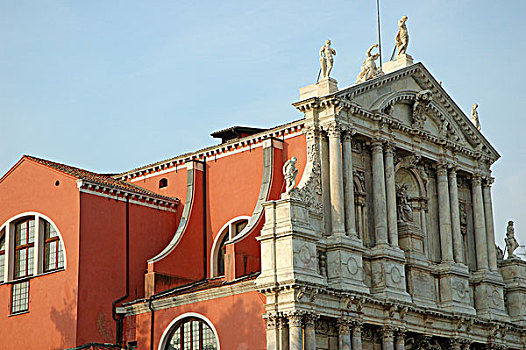 意大利,威尼斯,圣马利亚,教堂,大运河