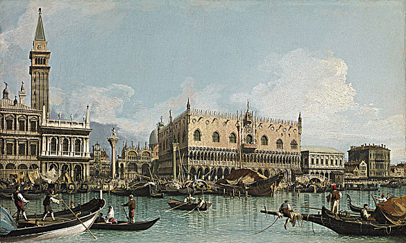 码头,靠近,圣马可广场,威尼斯