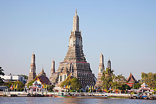 泰国,曼谷,郑王庙,湄南河