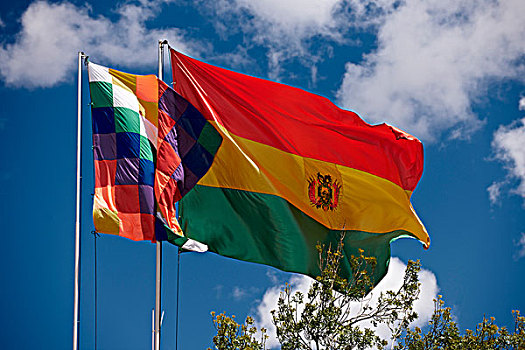国旗,旗帜,玻利维亚