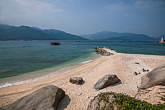 海南陵水分界洲岛黄金海滩