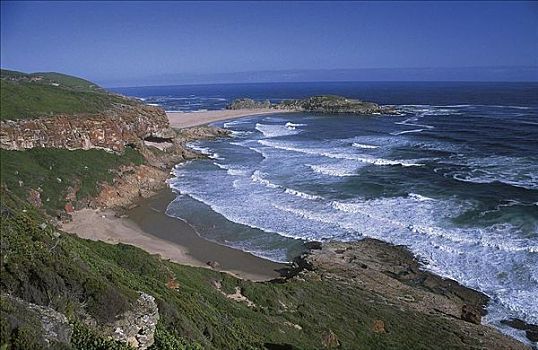 海岸,海浪,海洋,自然保护区,湾,花园大道,南非