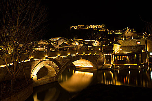 北京古北水镇夜景