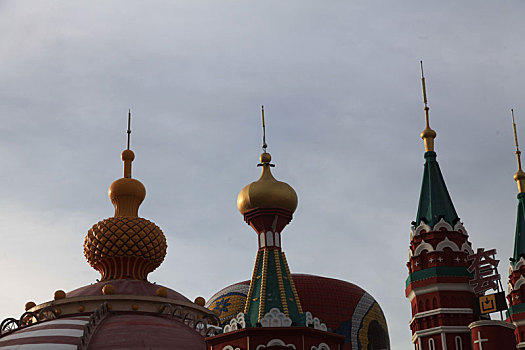 内蒙古满洲里俄罗斯风情建筑
