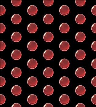 水晶球,圆点,图案,红色
