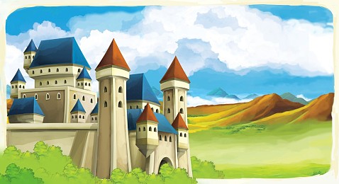 卡通城堡图片