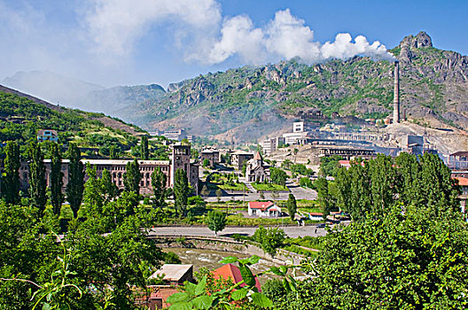 工厂,峡谷,亚美尼亚,中东