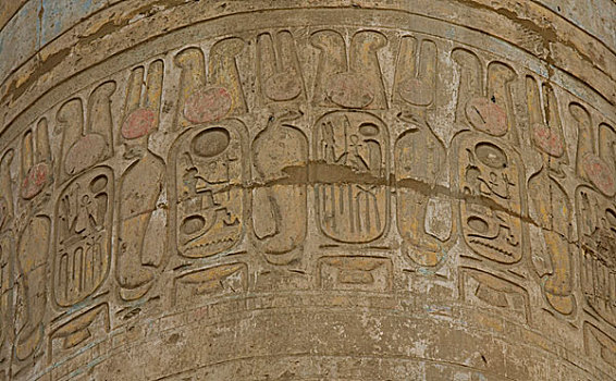 柱子,视觉艺术,工作,卡尔纳克神庙,埃及