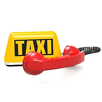 出租车,电话
