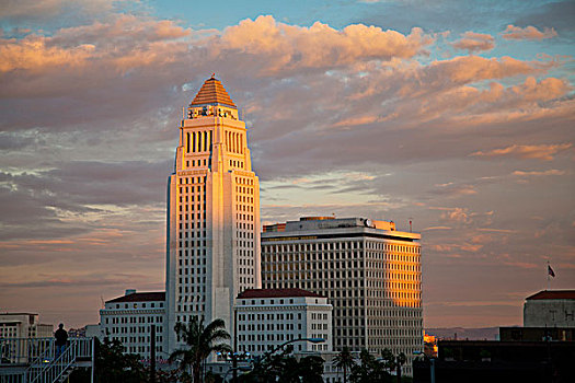 洛杉矶,市政厅,加利福尼亚,美国,只有