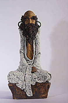 陶瓷达摩祖师艺术雕像