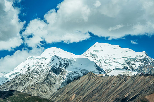 雪山草原风光,中国西藏