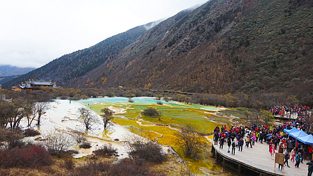 黄龙风景之秋景