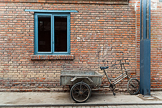 自行车,手推车,艺术,北京,中国