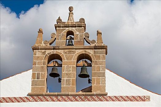 教堂钟,塔,西班牙广场,特内里费岛,西班牙
